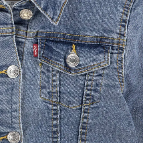 Levi's Kids spijkerjas matter of fact blauw, foto 7