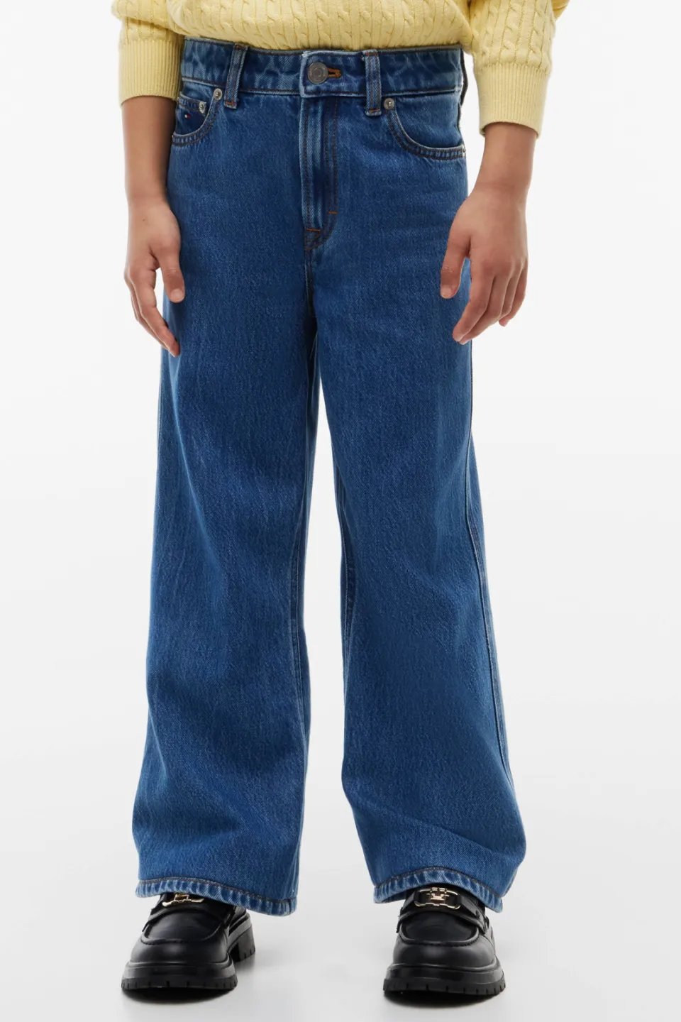 Tommy Hilfiger wide leg jeans - mediumblauw, foto 3