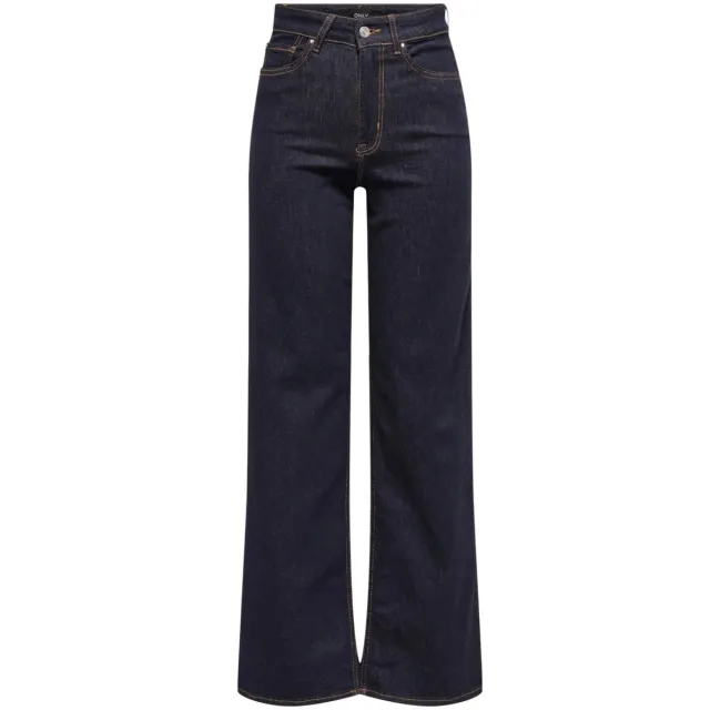 Only Bootcut Jeans Only ONLMADISON BLUSH HW WIDE DNM REA024 NOOS 15352206 Blauw