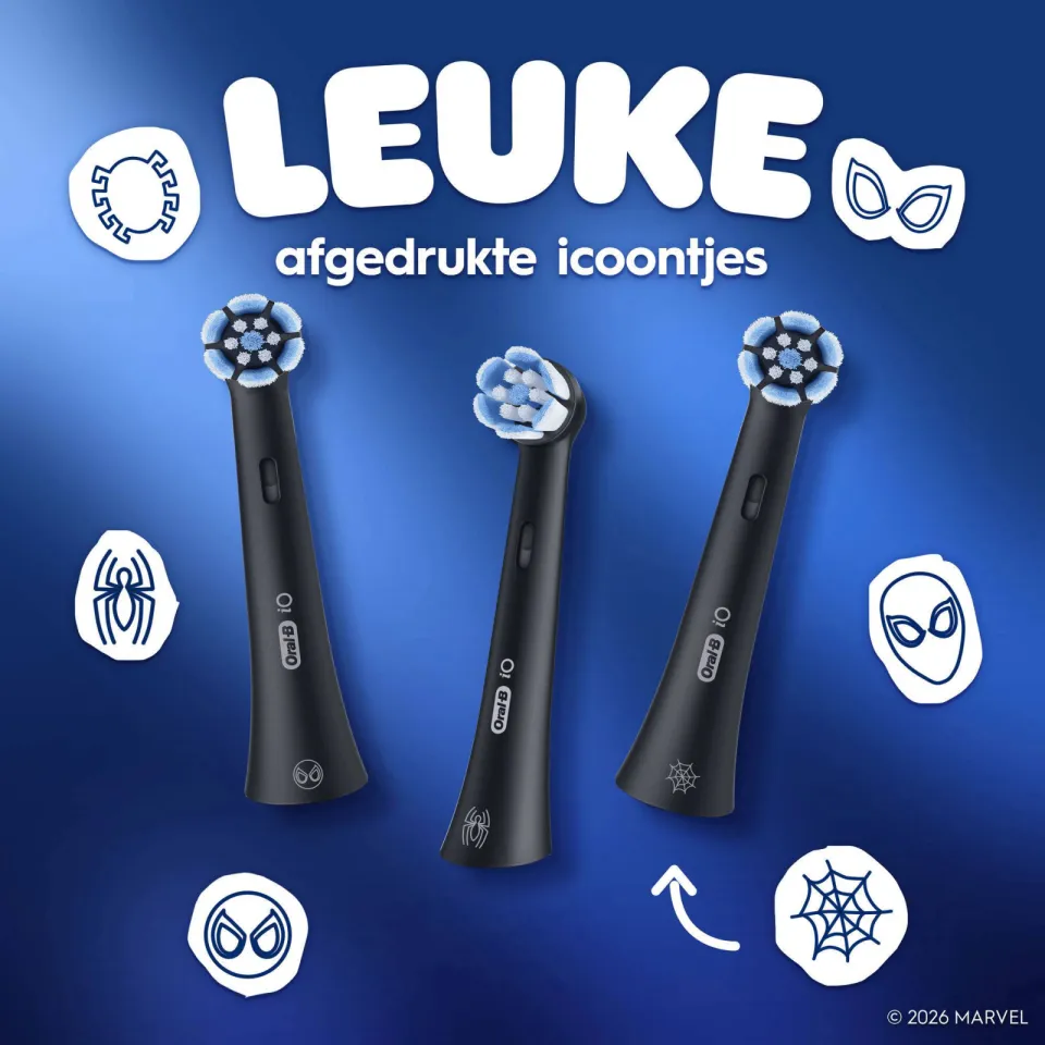 Oral-B iO Kids 6+ Marvel Spiderman - 2 stuks, foto 3