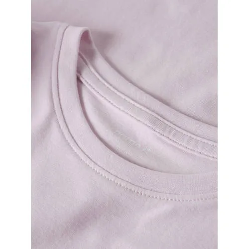 NAME IT MINI t-shirt roze effen, foto 4