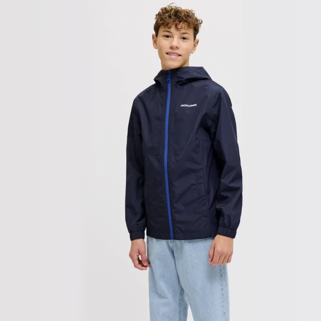 Jack & Jones Jjeflynn regenjas donkerblauw