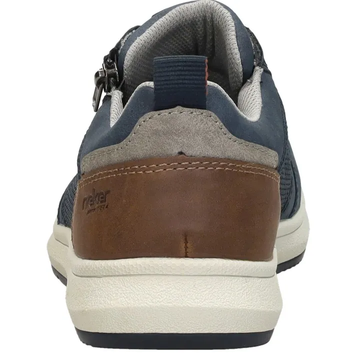 Rieker lage sneakers blauw, foto 6