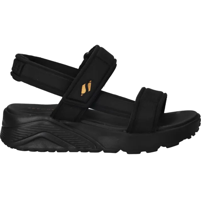 Skechers Uno Lite sandalen zwart