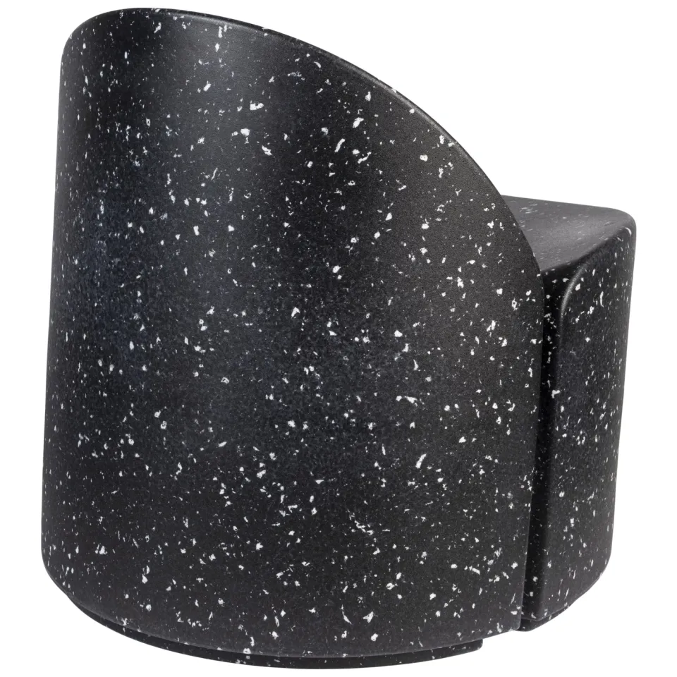 Zuiver Bloom outdoor fauteuil zwart galaxy, foto 4