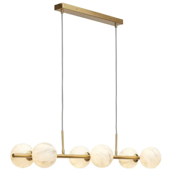 It's About Romi Carrara hanglamp 6-lichts goud Goud/wit
