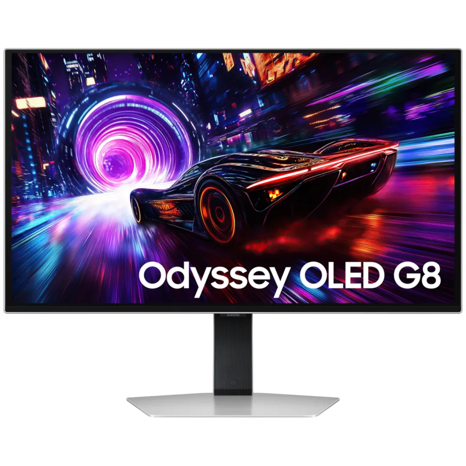 Samsung Odyssey OLED G8 G81SF gaming monitor zilver