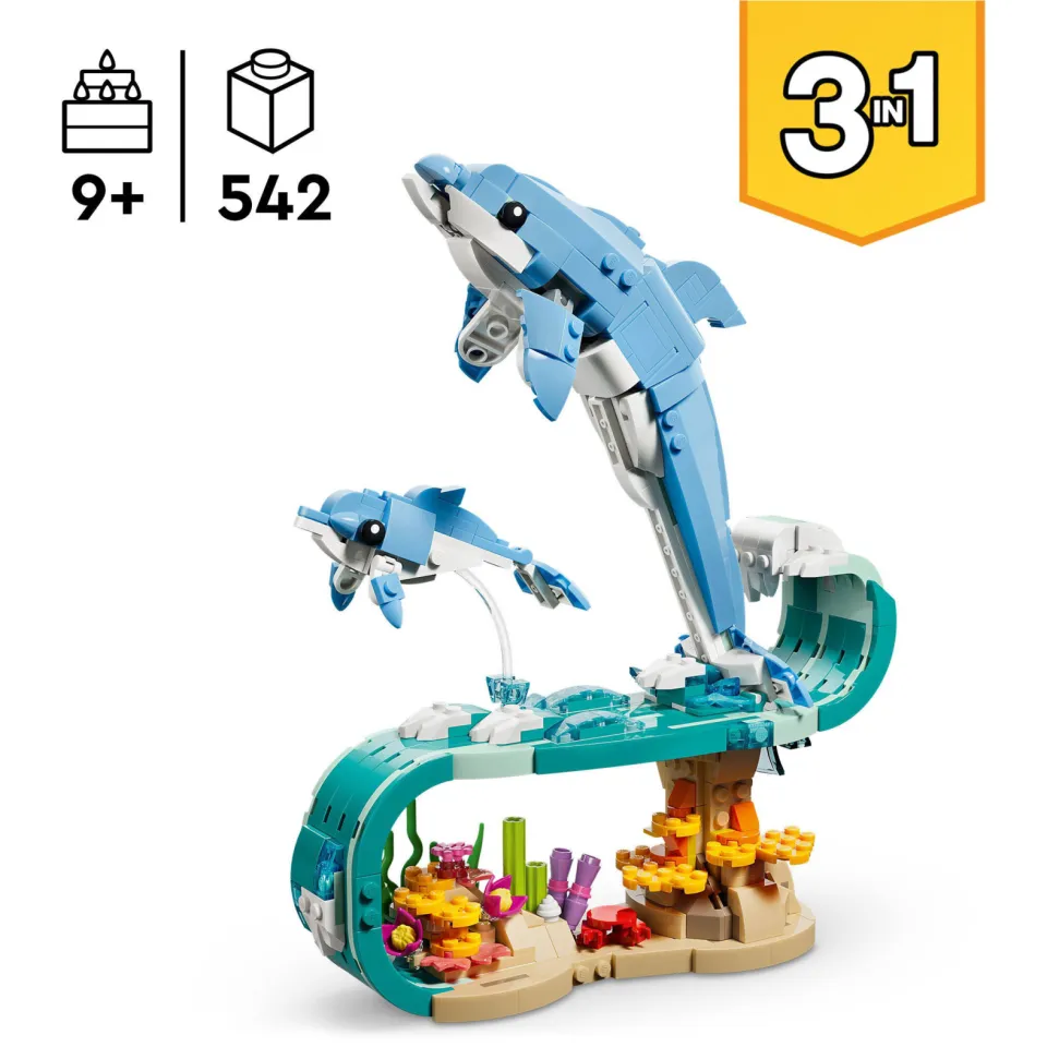 Lego Creator Zeedieren: prachtige dolfijnen 31385, foto 6