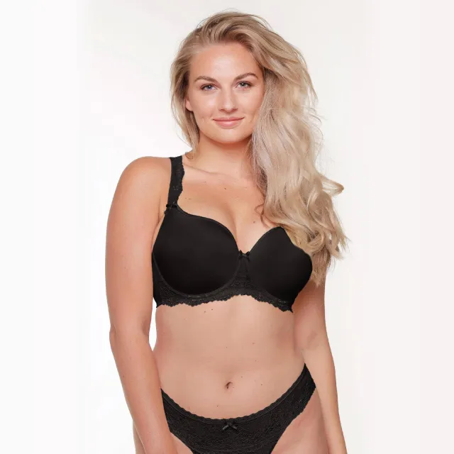 Lingadore Daily Uni Fit T-shirt-bh zwart