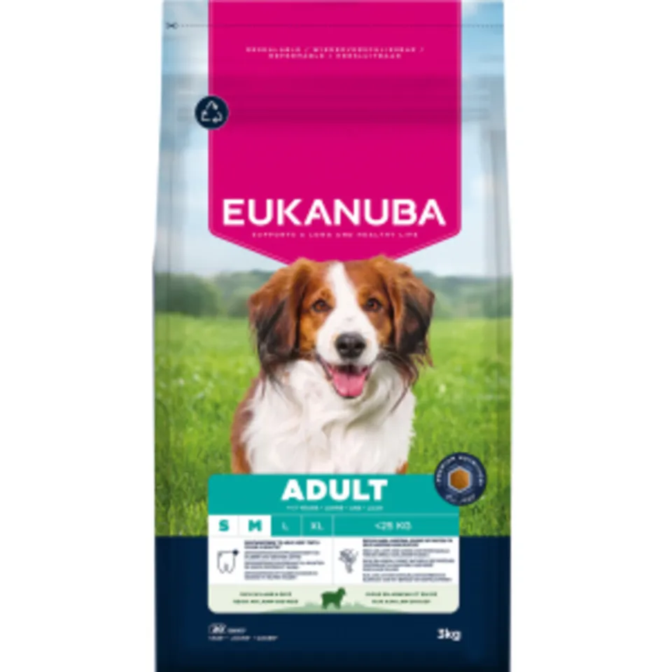 Eukanuba Adult Lam & Rijst Small/Medium hondenvoer, foto 2