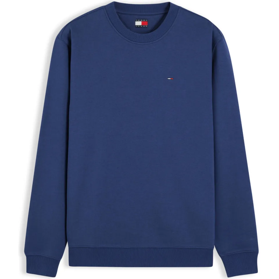 Tommy Jeans regular fit sweater met logo - donkerblauw, foto 2