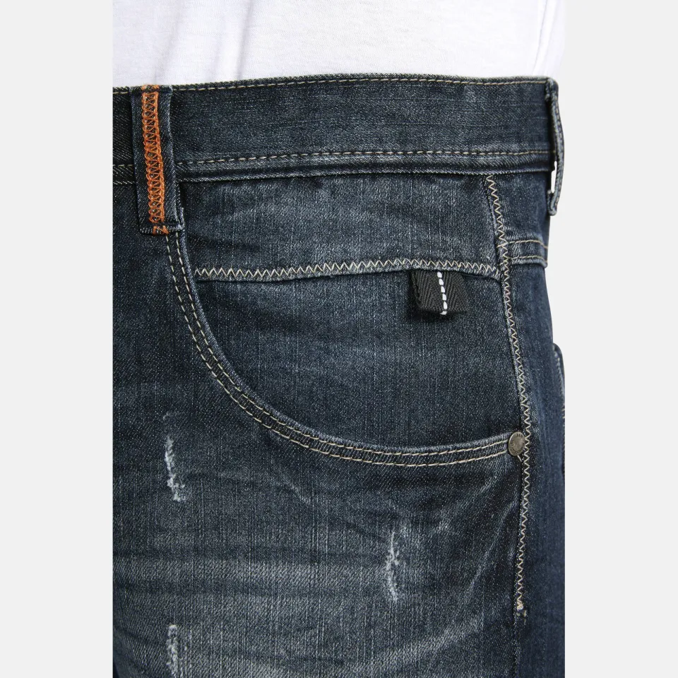 Jan Vanderstorm +FIT Collectie loose fit jeans JURIEN Plus donkerblauw, foto 7