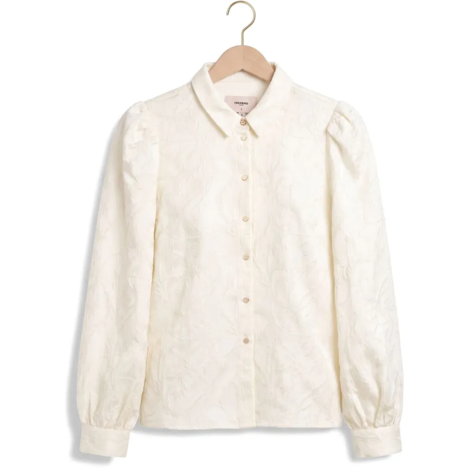 Freebird Benda blouse gebroken wit, foto 2