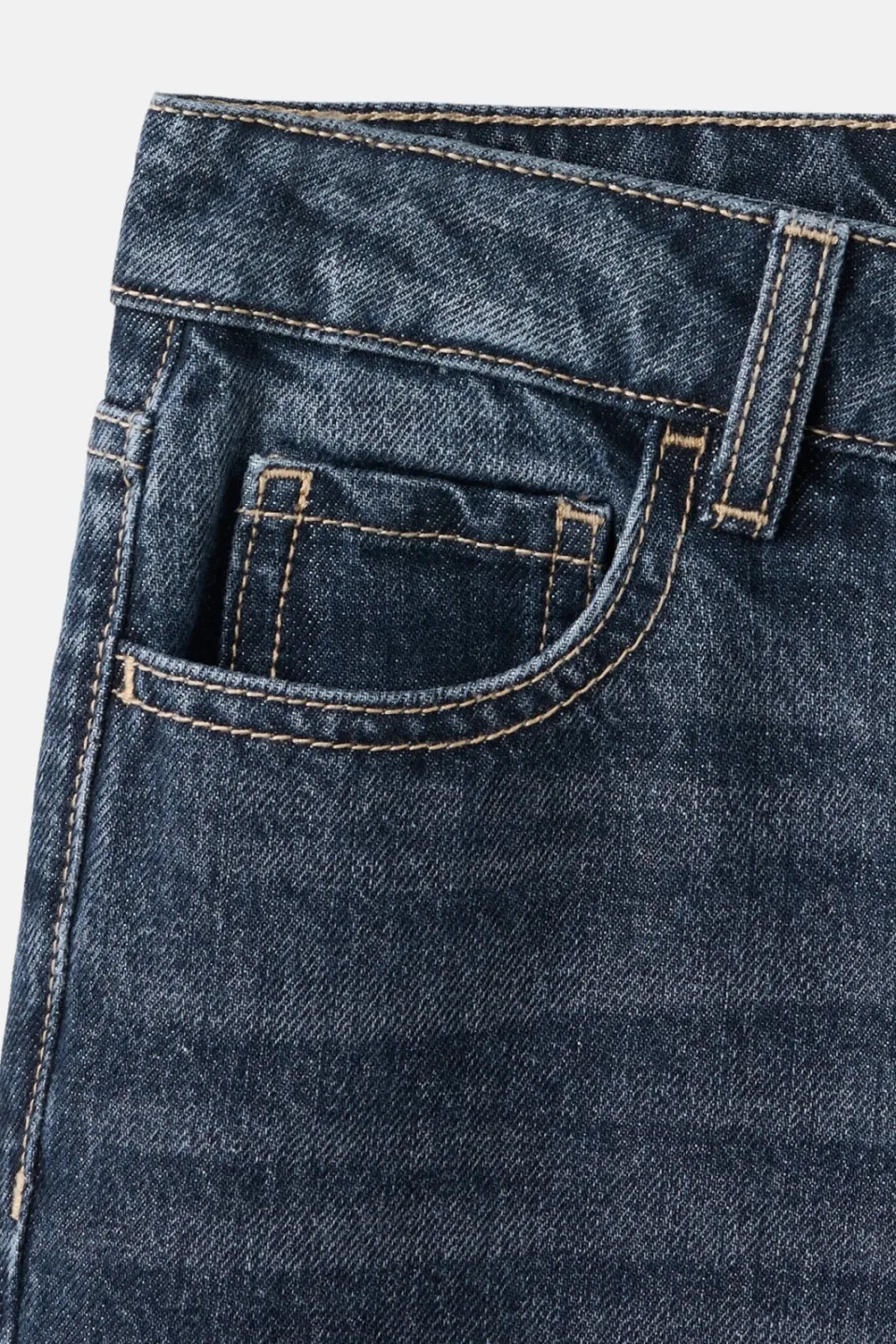 Mango TEEN straight leg jeans - changeant blauw, foto 6