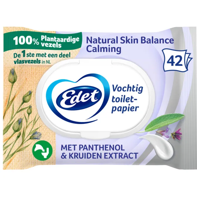 Edet Natural Skin Balance vochtig toiletpapier