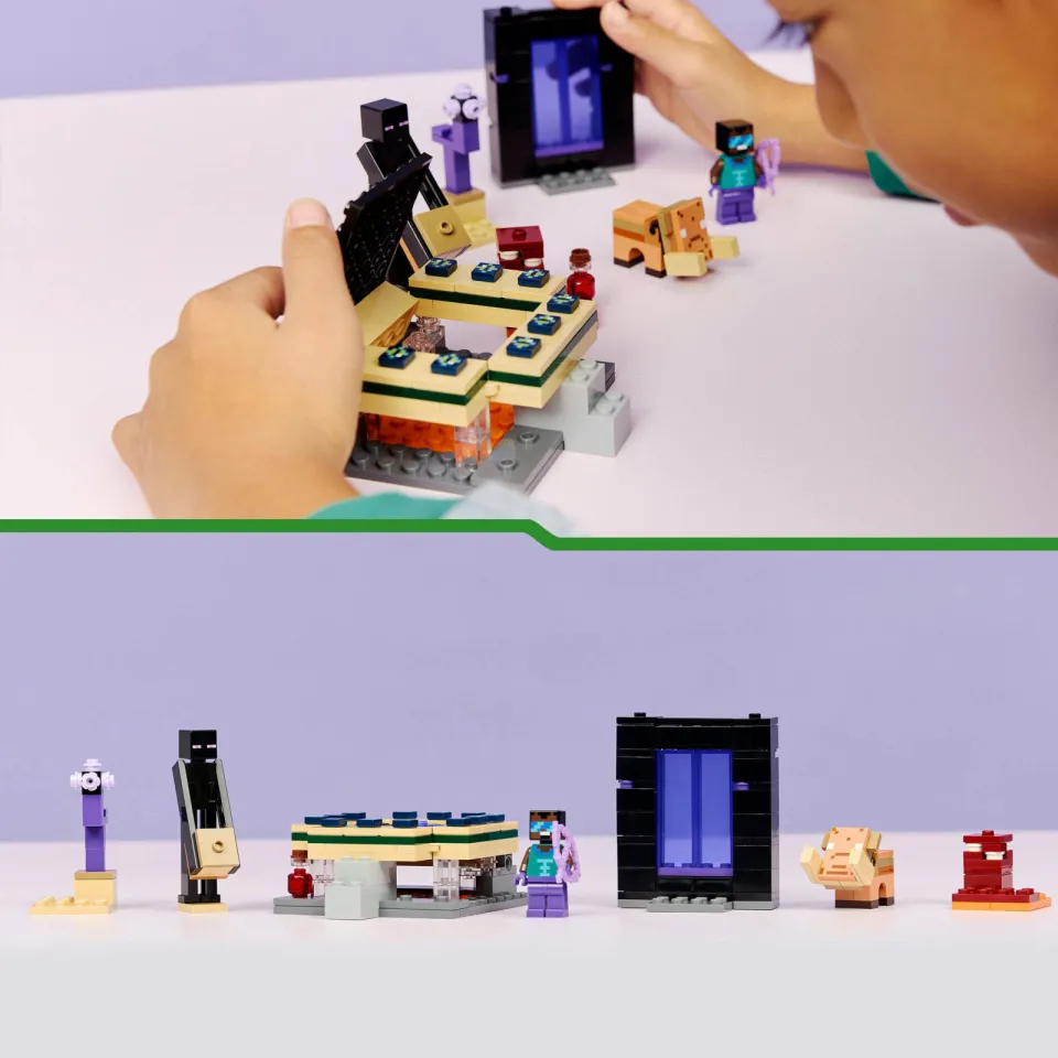 Lego Minecraft Reis naar de Nether en het End-Portaal Speelgoed 21584, foto 6