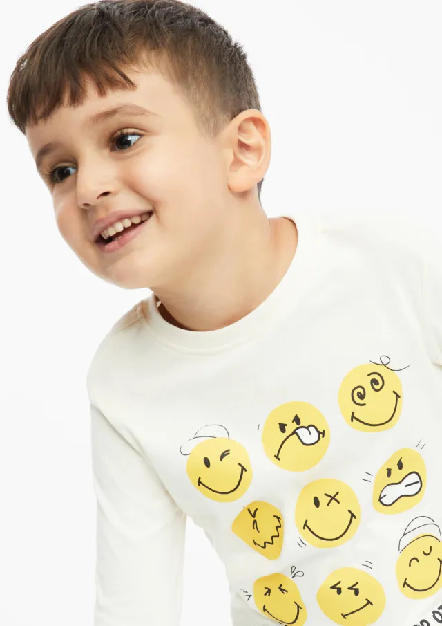 s.Oliver longsleeve met print ecru, foto 4