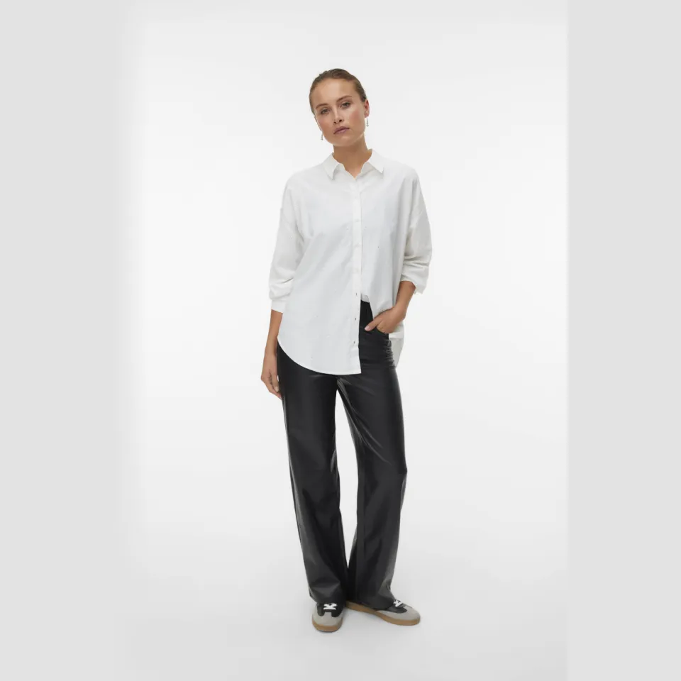 Vero Moda Tessa wide pantalon zwart