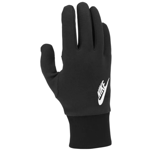 Nike fleece handschoenen zwart