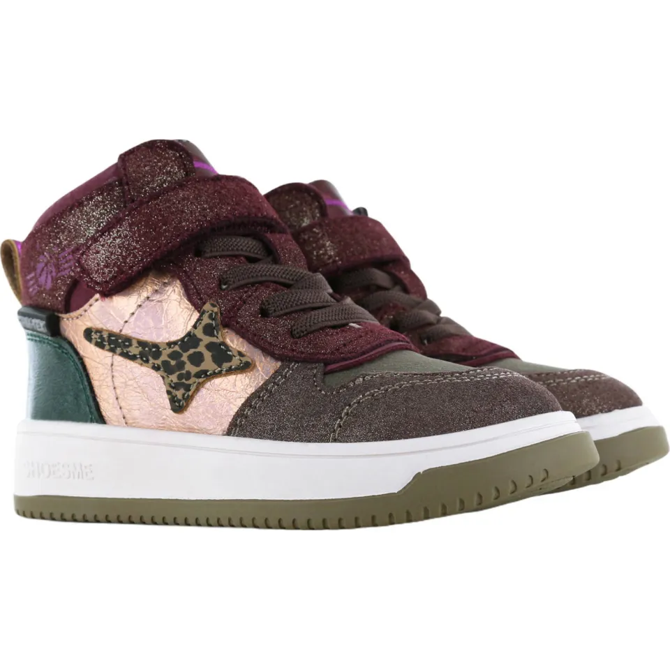 Shoesme hoge sneaker bordeaux, foto 8