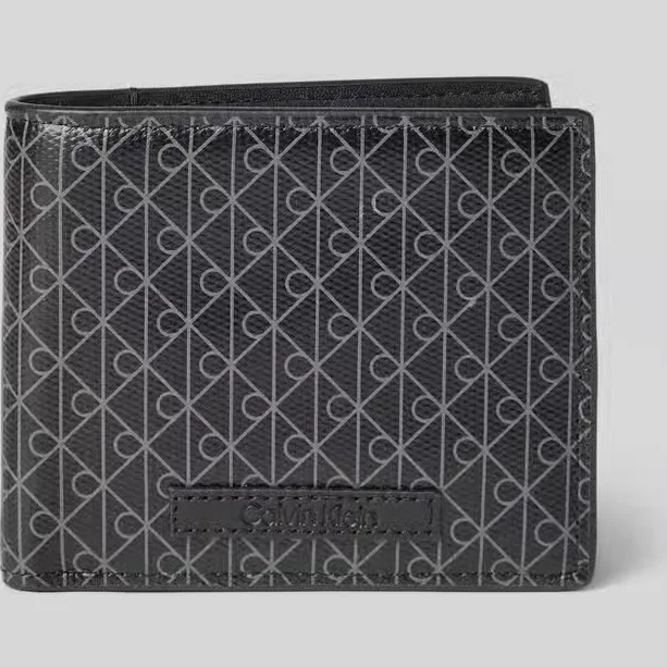 Calvin Klein Coated EW Bill Fold portemonnee zwart, foto 2