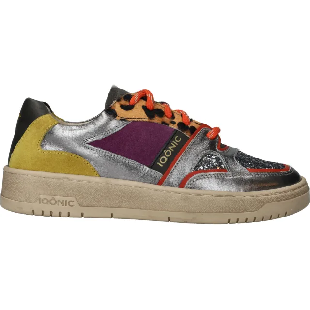 Iqonic lage sneaker zilver Multi