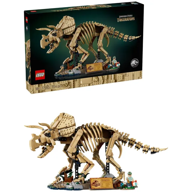 Lego Jurassic World Dinosaurusfossielen: Triceratops 77985, foto 2