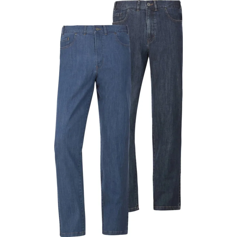 Jan Vanderstorm +FIT Collectie loose fit jeans INGSEN Plus - (set van 2) blauw, foto 3
