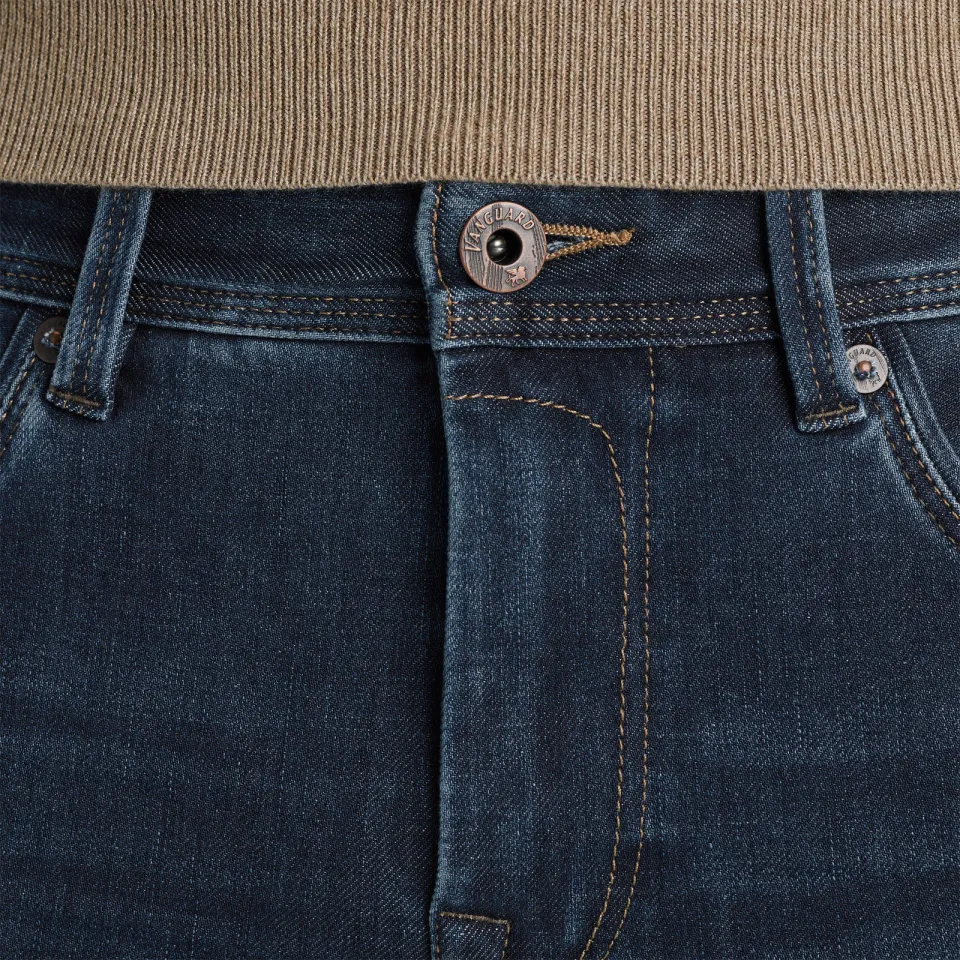 Vanguard slim fit jeans V850 RIDER washed mid blue, foto 3
