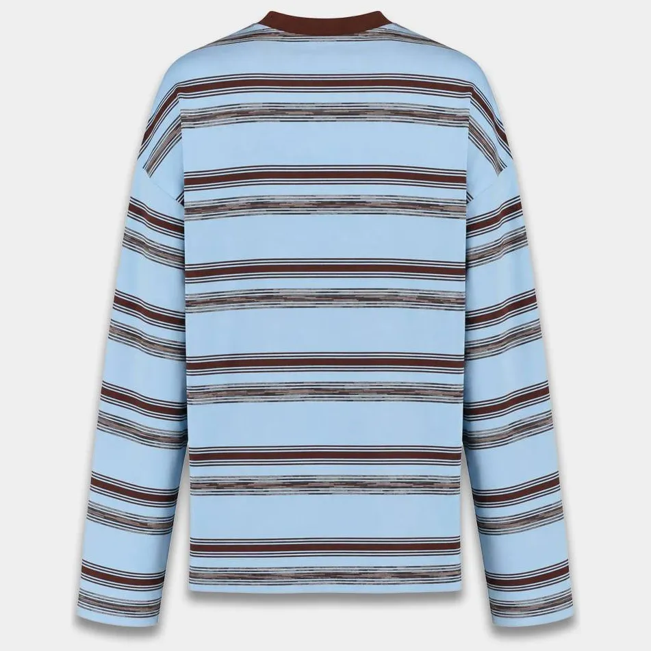 Harper & Yve Tommy-ls gestreept t-shirt blauw, foto 3