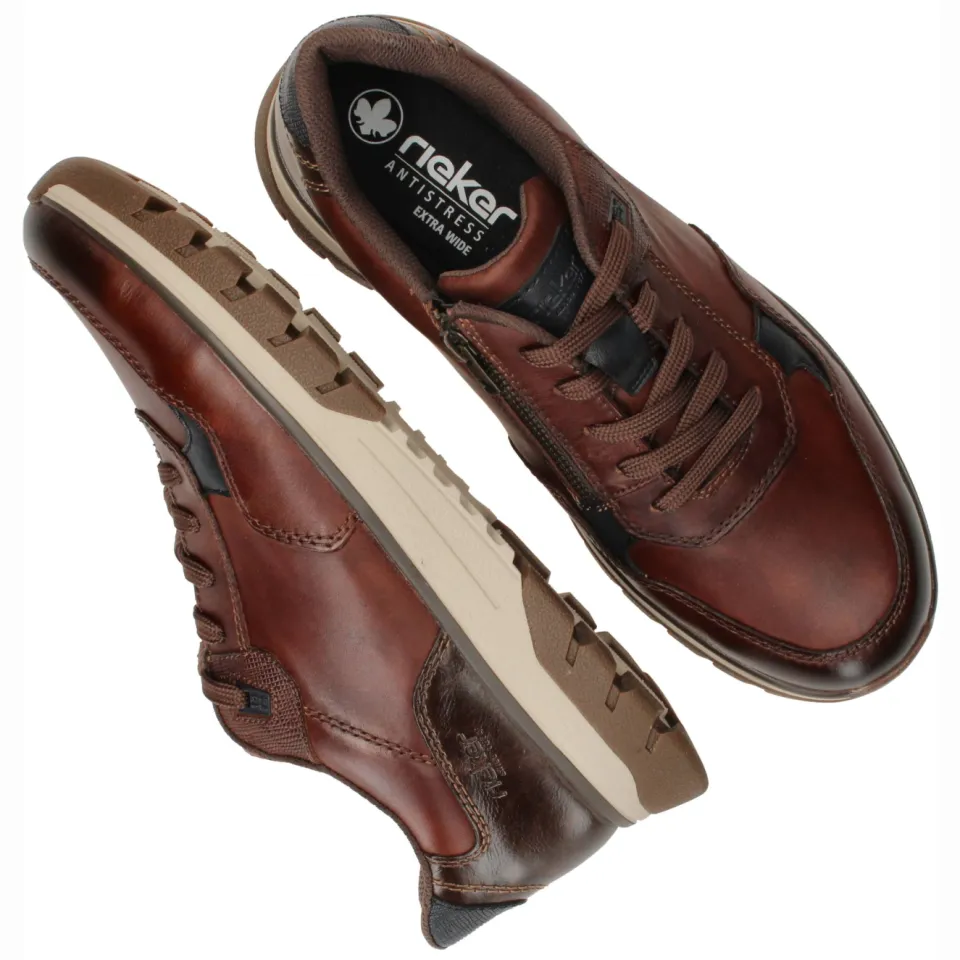 Rieker lage sneaker bruin, foto 4