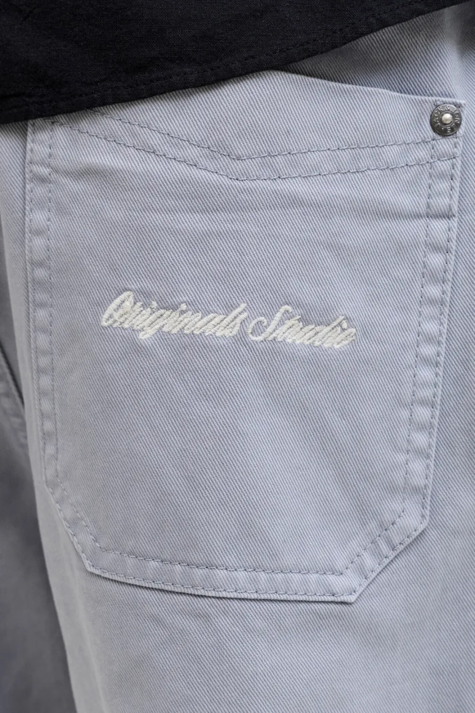 Jack & Jones Junior baggy casual broek grijsblauw, foto 5