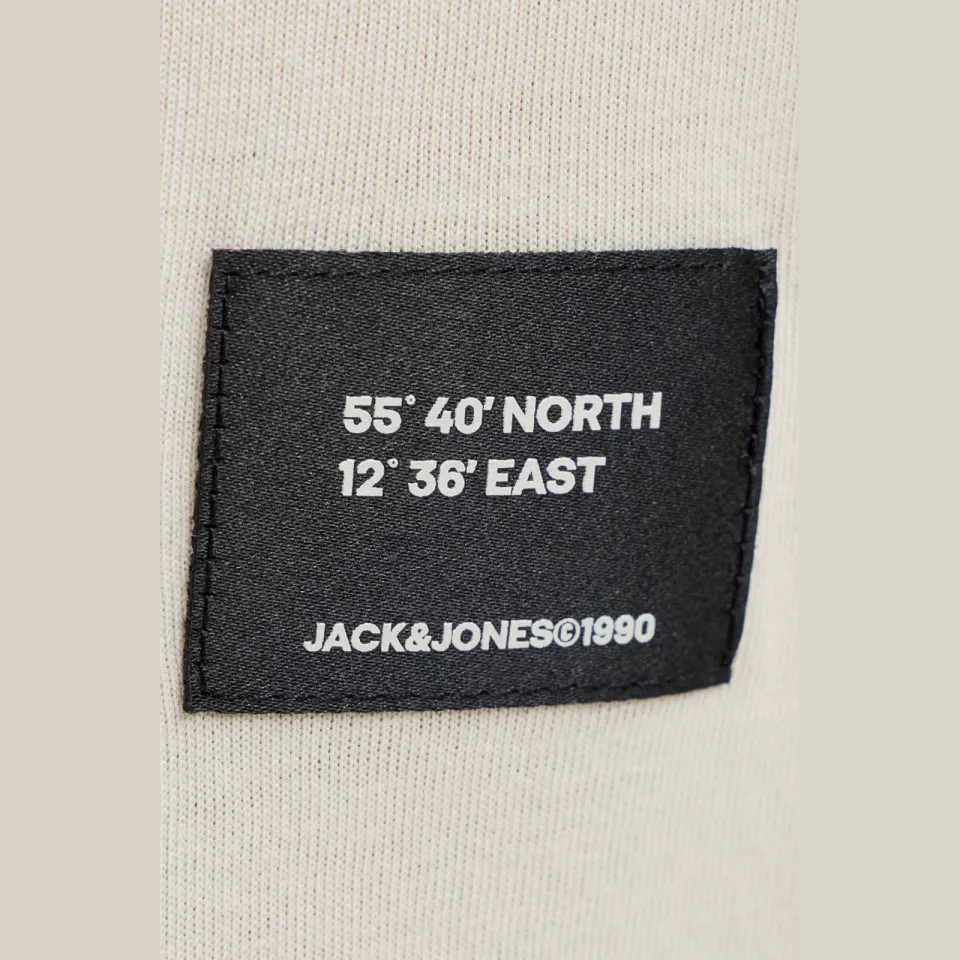 Jack & Jones T-shirt ecru effen, foto 7