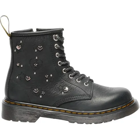 Dr. Martens 1460 Hs leren enkelboots met studs - zwart, foto 2