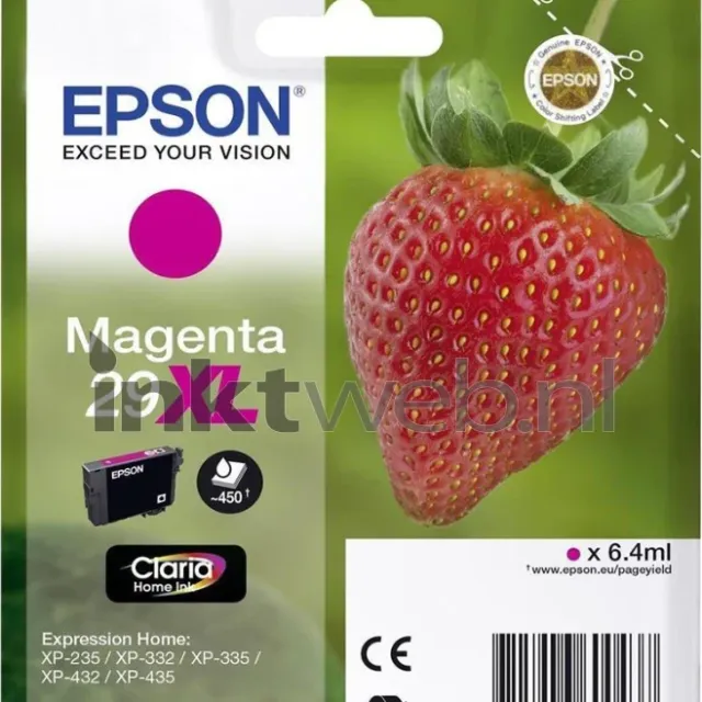 Epson 29XL magenta (Origineel Hoge Capaciteit)