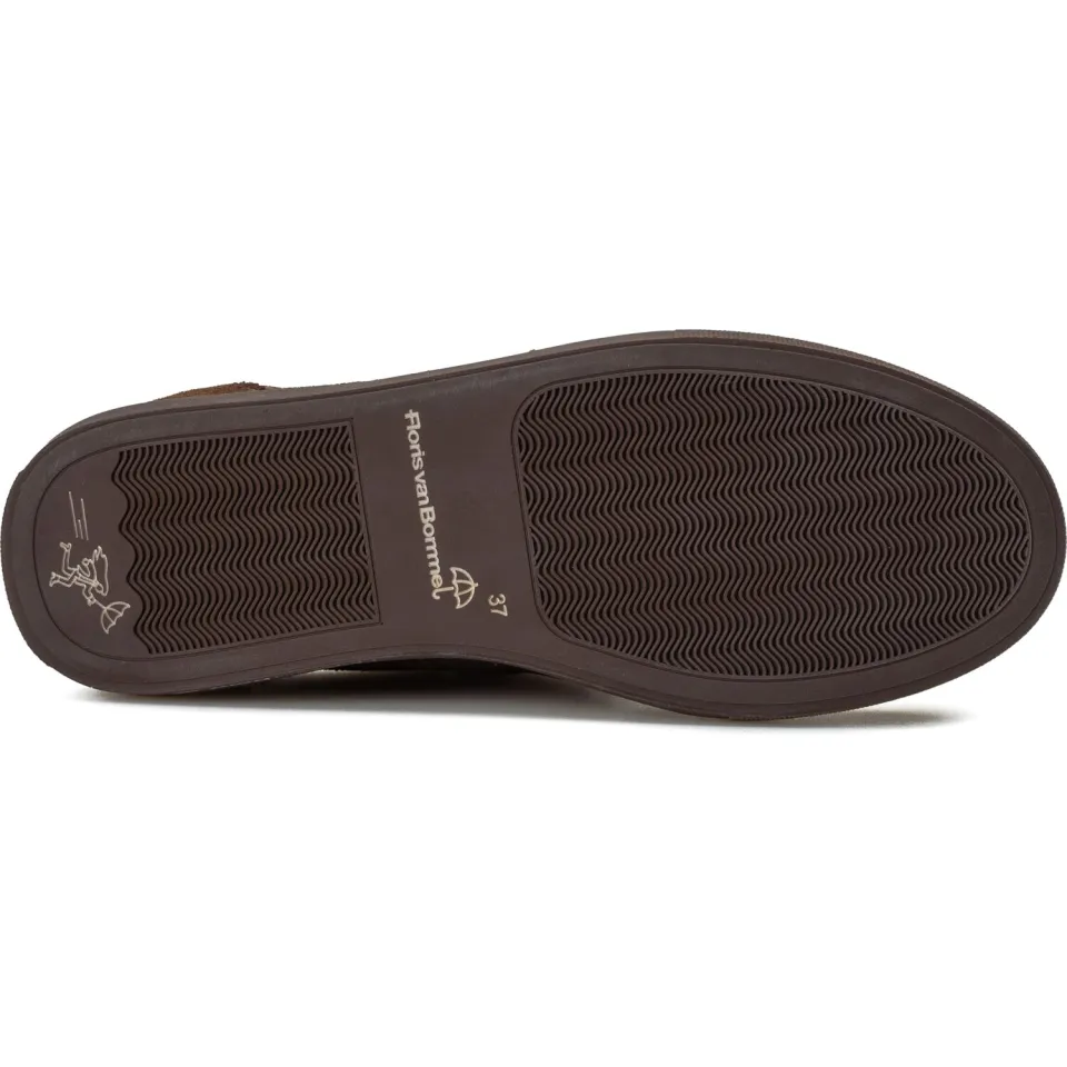 Floris Van Bommel Minni suède sneakers donkerbruin bruin, foto 6