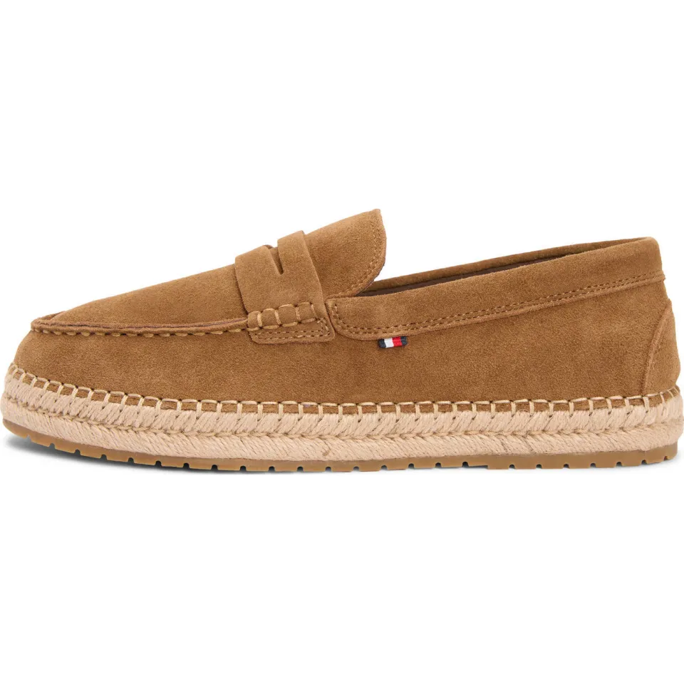 Tommy Hilfiger suède espadrilles cognac, foto 6