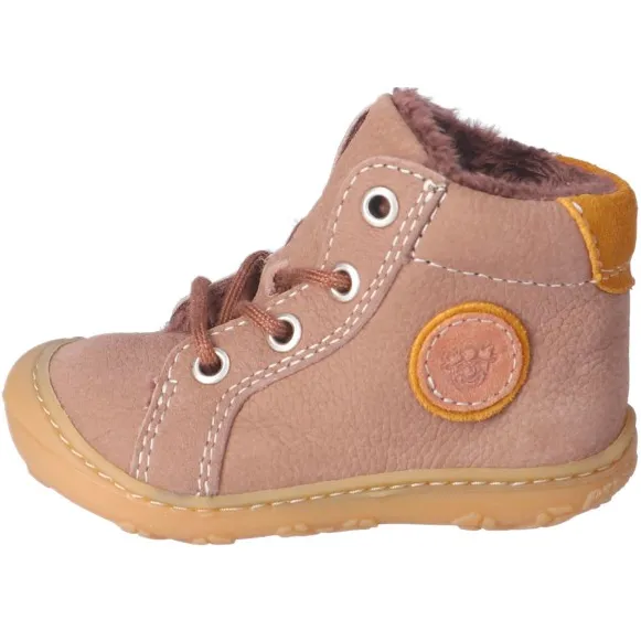 Pepino by Ricosta Georgie veterlaarsje roze Bruin/Roze