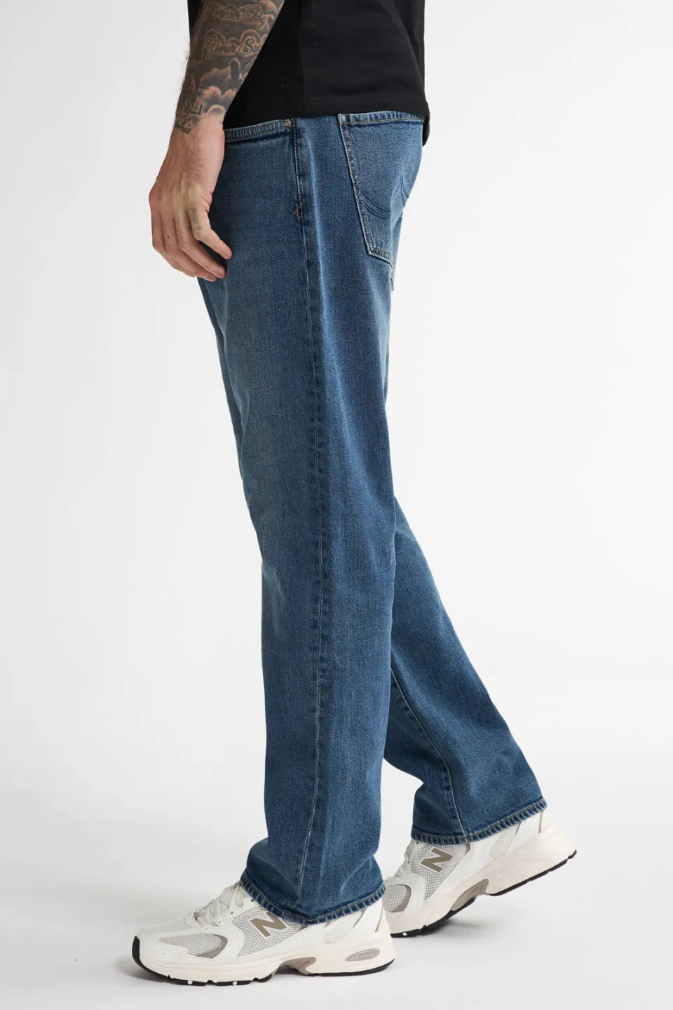 Petrol Industries LEWIS loose fit jeans medium blue, foto 4