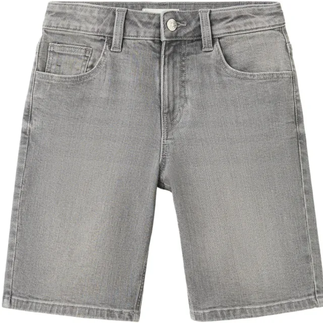 Mango Kids jeansshort grijs