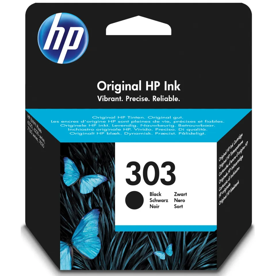 HP 303 zwarte inktcartridge, foto 2