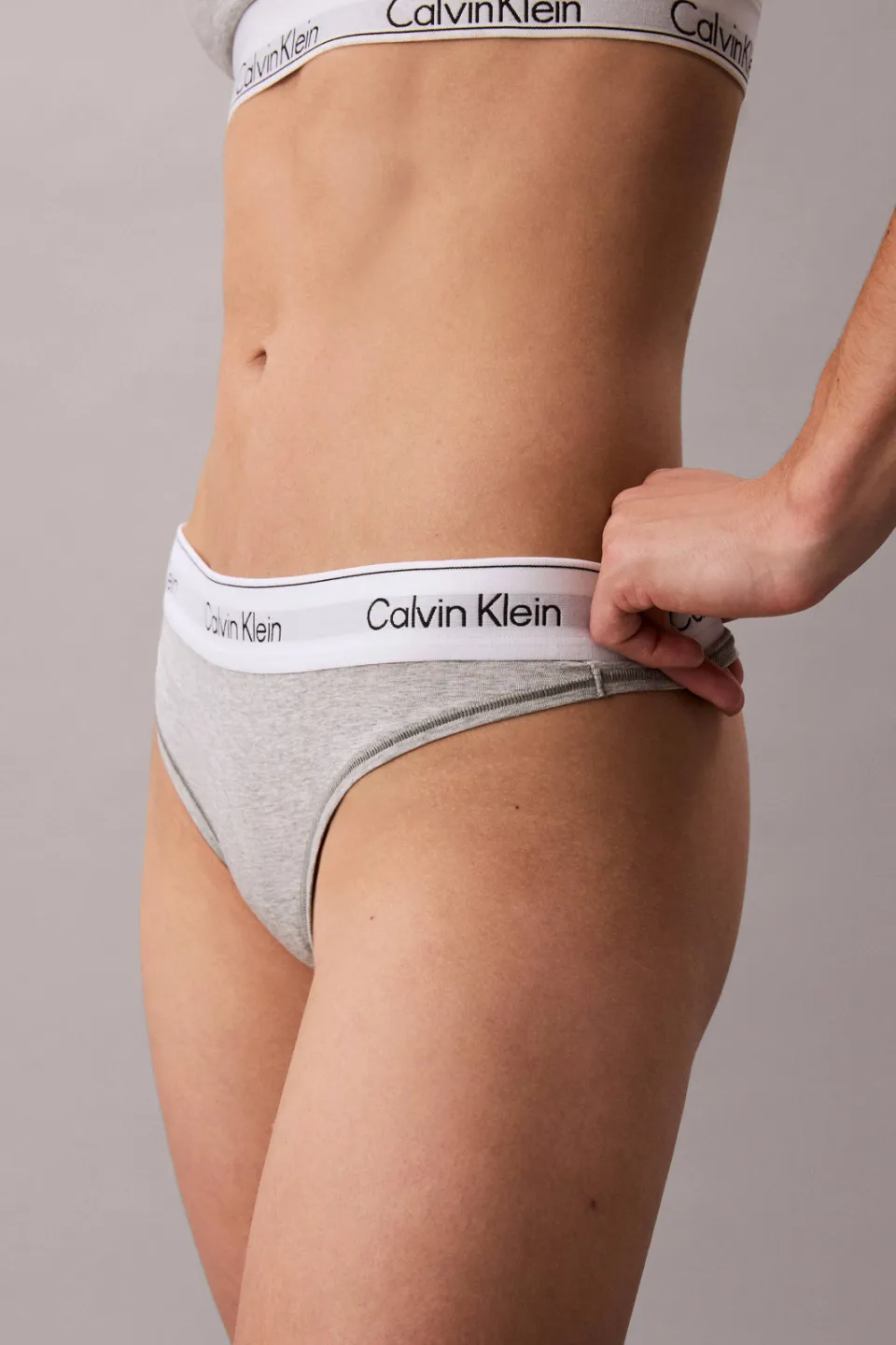 Calvin Klein string grijs, foto 5
