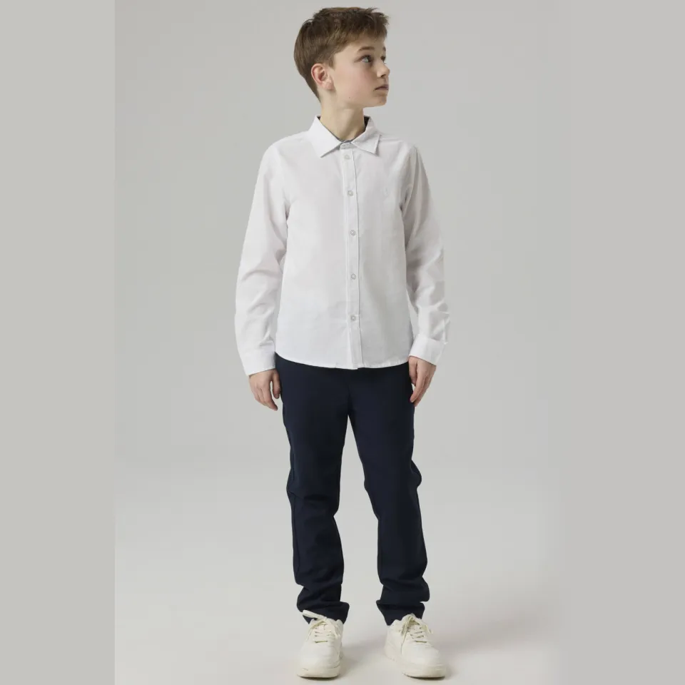 NAME IT KIDS overhemd NKMNEWSA met katoen wit, foto 6