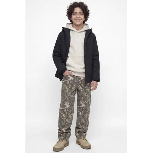 Jack & Jones JUNIOR hoodie met backprint - beige, foto 3