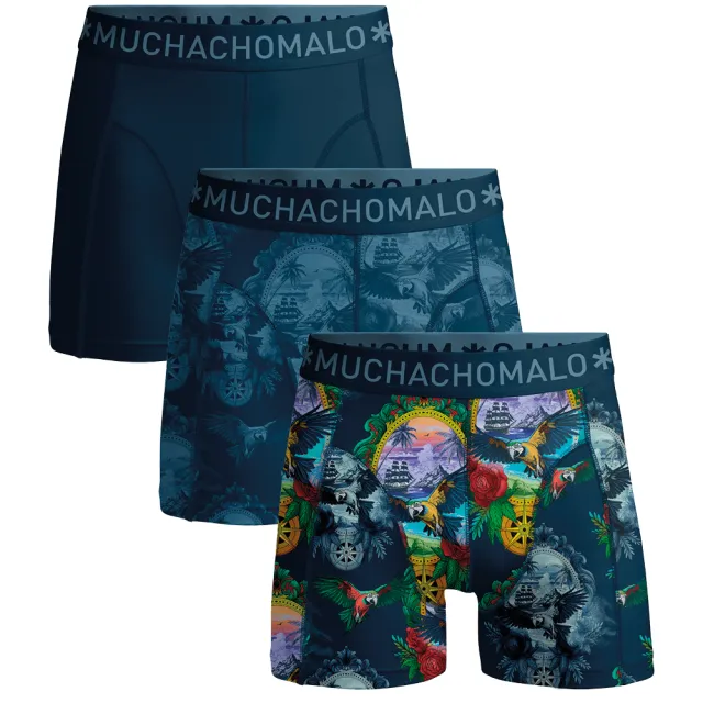 Muchachomalo Heren 3-pack Boxershorts Veelkleurig