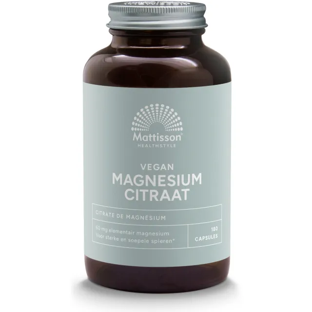 Mattisson HealthStyle Magnesium Citraat 60 mg capsules
