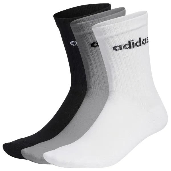 Adidas Cushioned Linear Crew 3-pack sokken wit