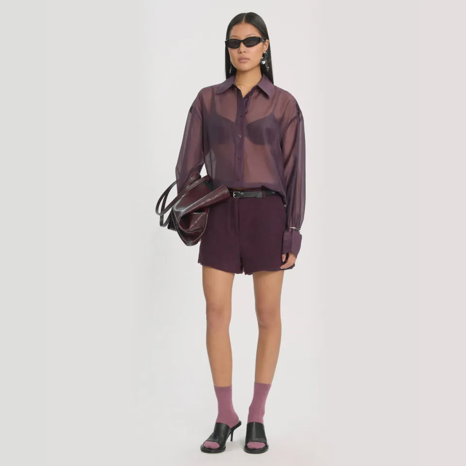 Edited Ottilia blouse donkerpaars, foto 3
