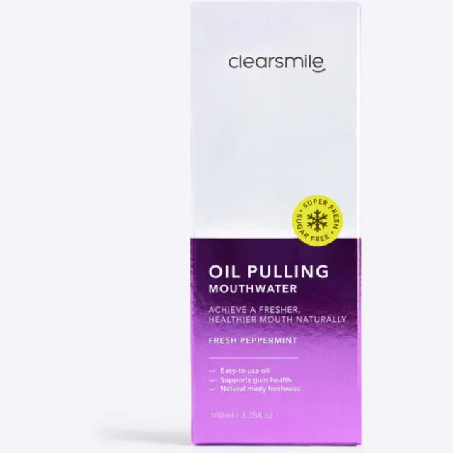 ClearSmile Oil Pulling mondwater Fresh Peppermint, foto 2