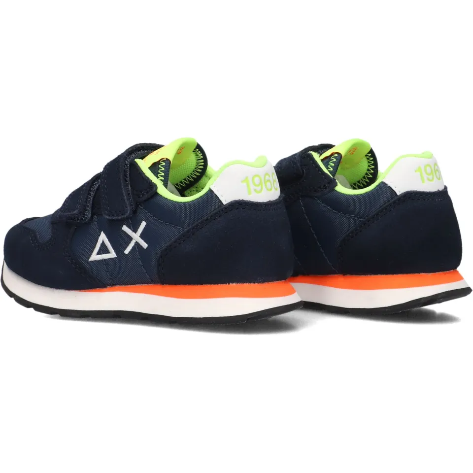 Sun68 Tom Fluo lage sneakers navy, foto 3